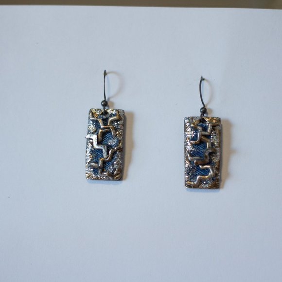 ✨ 3/$15✨ Handmade Earrings from Recycled Materials - Picture 3 of 4